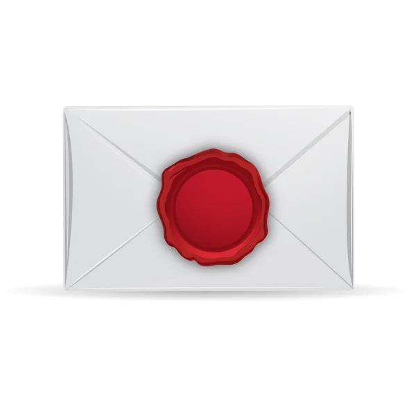 Letter with seal — Stock Photo, Image