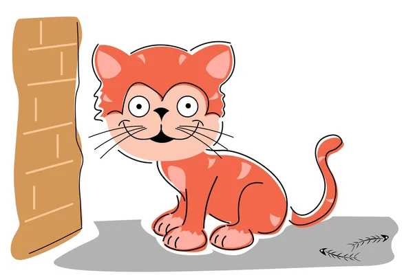 Эскизный кот — стоковое фото