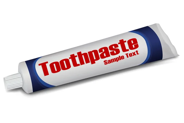 Tuba do pasty do zębów — Zdjęcie stockowe