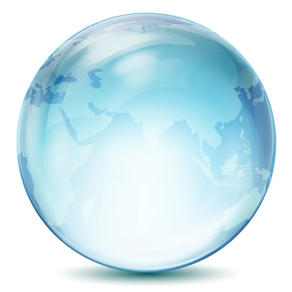 Прозрачный глобус — стоковое фото