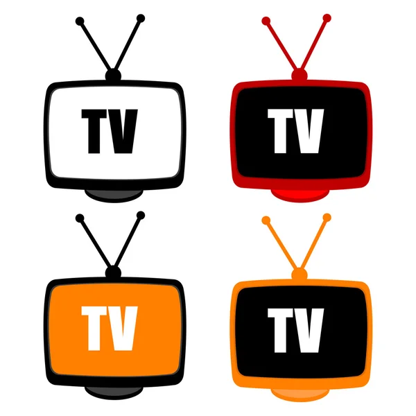 Iconos de televisión —  Fotos de Stock