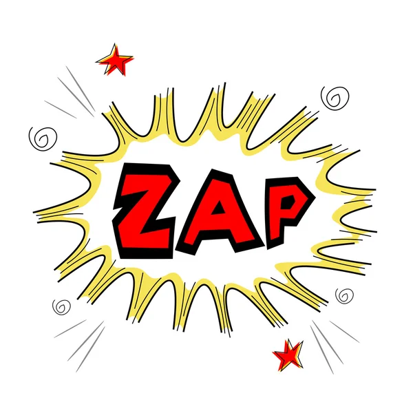 Zap-Text — Stockfoto