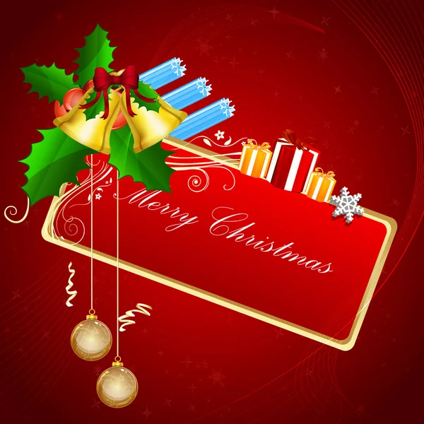 Abstract Buon Natale Card — Foto Stock