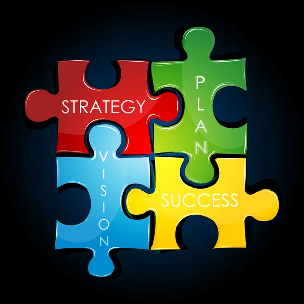 Affärsstrategi och plan — Stockfoto