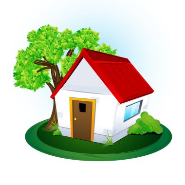 Natural home clipart