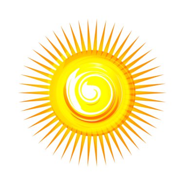 Illustration of sun clipart