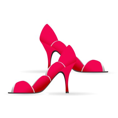 Lady footwear clipart