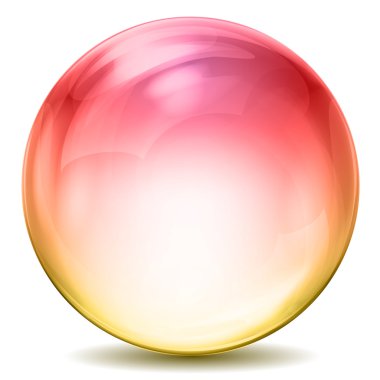 Colorful crystal ball clipart