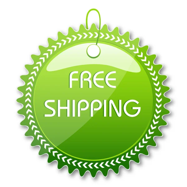Free shipping tag — Stock Photo, Image