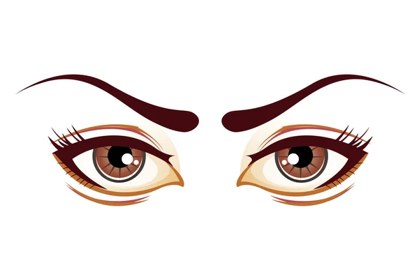 Lady ögon — Stockfoto
