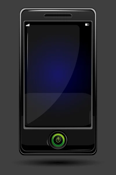 Tlačítko napájení v mobilu — Stock fotografie