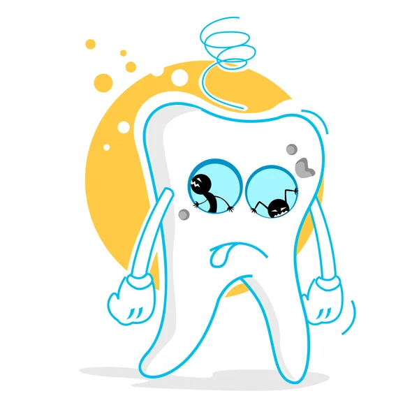 Szomorú fogak — Stock Fotó