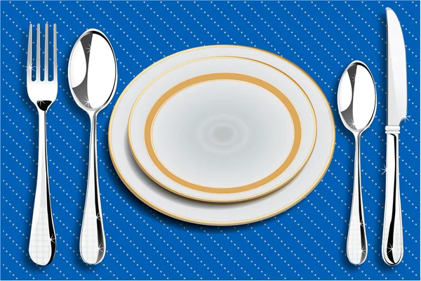 Étkező asztal megállapodások — Stock Fotó