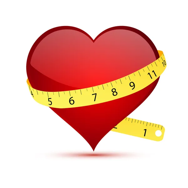 Stock image Heart measurement