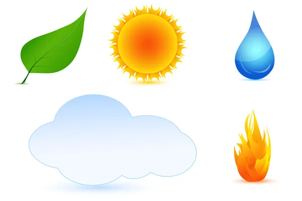 Types of weather — Stock Photo, Image