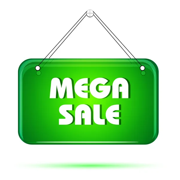 Mega sale tag — Stock Photo, Image