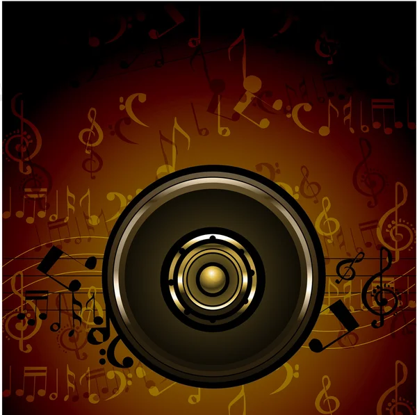 Müzik kartıMusic-geluidskaart — Stok fotoğraf