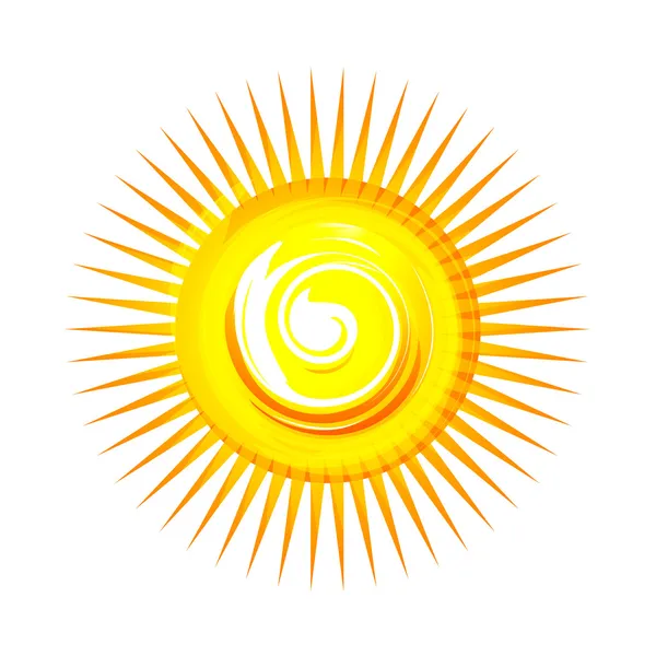 Иллюстрация солнца — стоковое фото