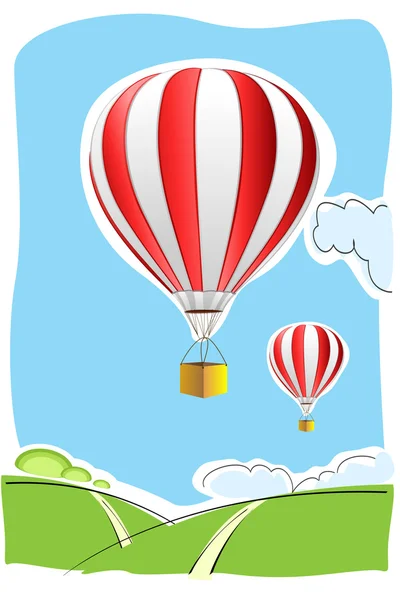 Paracaídas en el aire —  Fotos de Stock