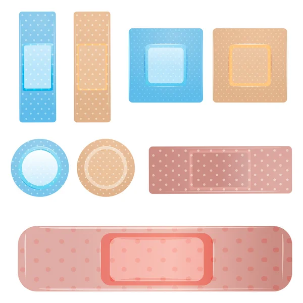 Ícones de bandaage — Fotografia de Stock