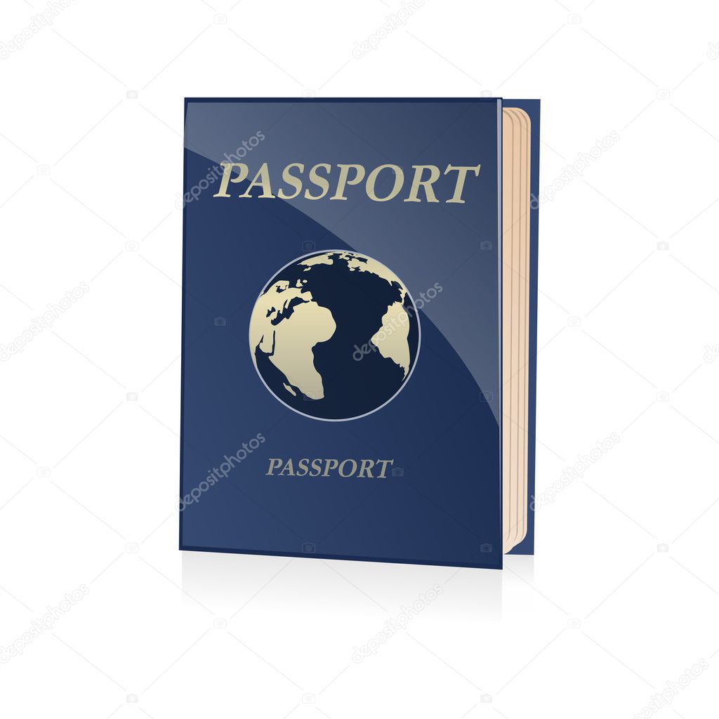 Passport icon Stock Photo by ©get4net 4522467