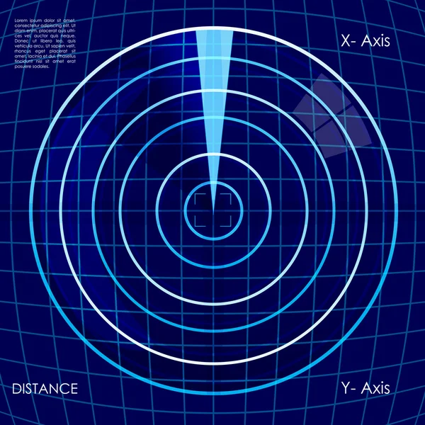 Digital radar — Stock Photo, Image