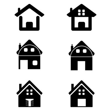 Various homes clipart