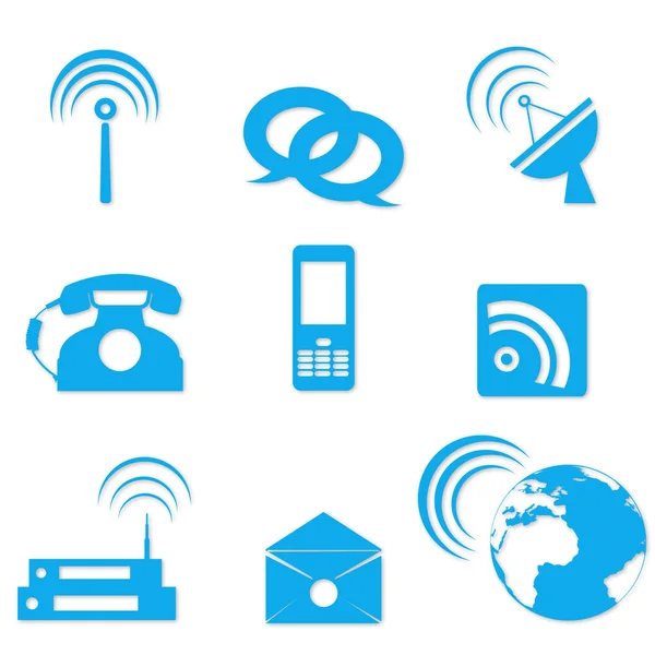 Communication icons — Stock Photo, Image