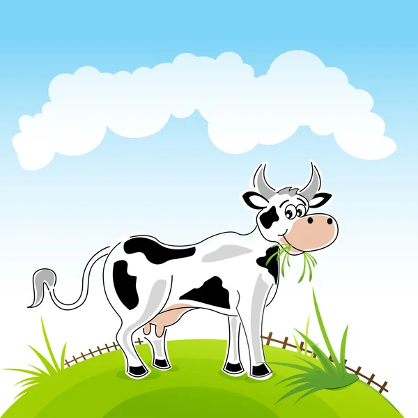 Happy cow — Stock Photo, Image