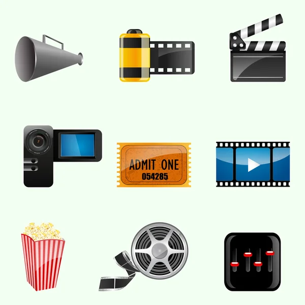 stock image Entertainment icons