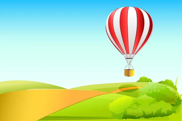 Parachute in sky — Stock Photo, Image