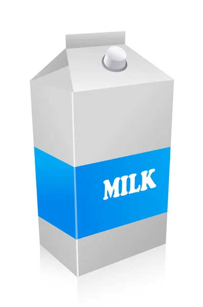 Carton de lait — Photo