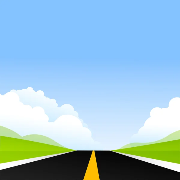 Illustration Road Way — Stock Photo, Image