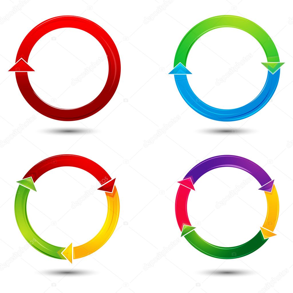 Colorful arrows