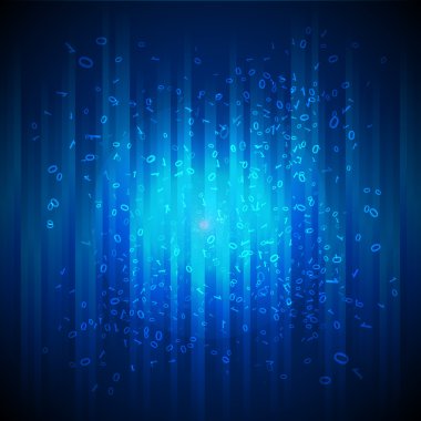 Abstract binary background clipart