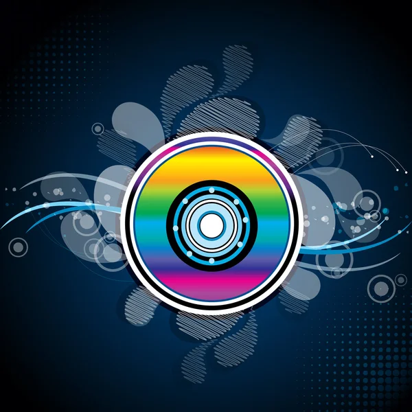 Colorful compact disc — Stock Photo, Image