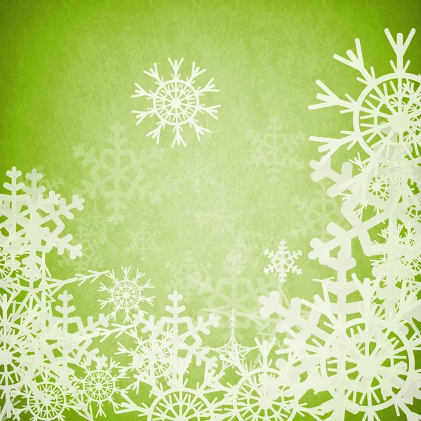 Fondo de copo de nieve abstracto —  Fotos de Stock