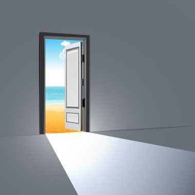 Open door clipart