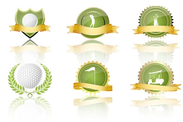 Golf-díjak — Stock Fotó