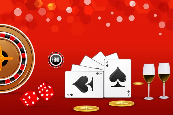 Cartão de casino — Fotografia de Stock