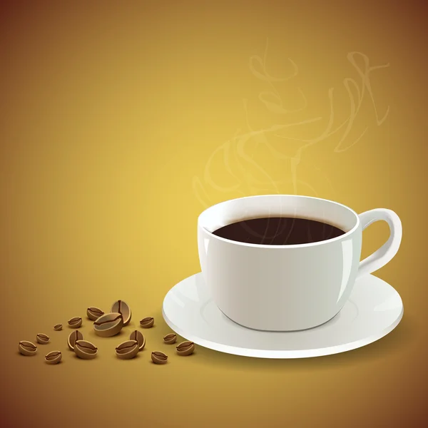 Illustratie Van Koffie Abstracte Achtergrond — Stockfoto