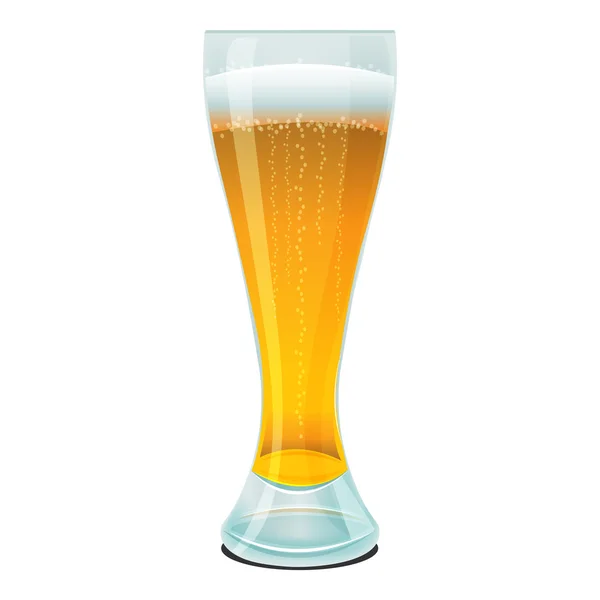 Øl i glas - Stock-foto