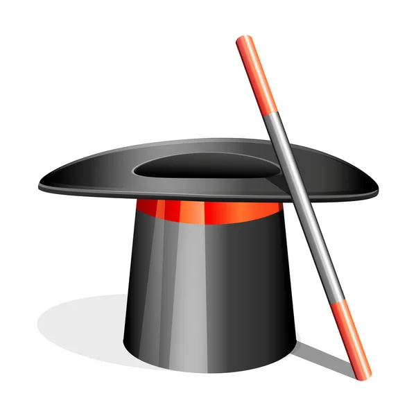 stock image Magic hat with stick