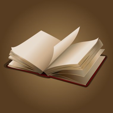 Open book clipart