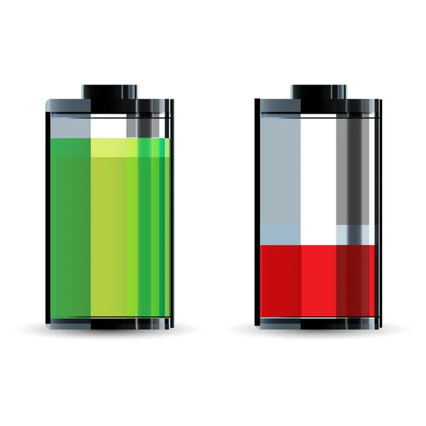 Уровень батареи — стоковое фото