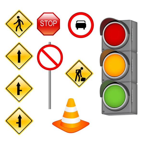 Sygnałów drogowych — Zdjęcie stockowe