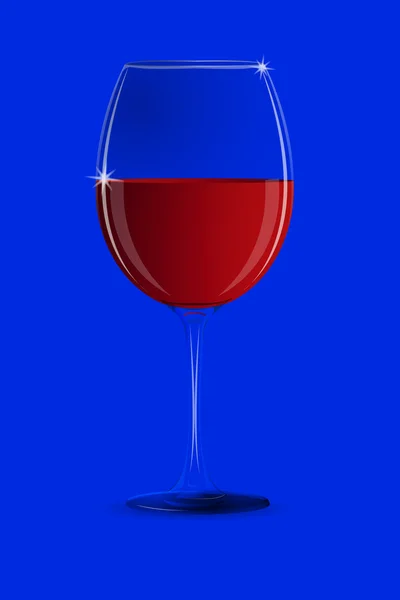 Víno ve skle — Stock fotografie
