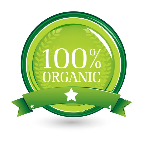 100% organic — Stock Photo, Image