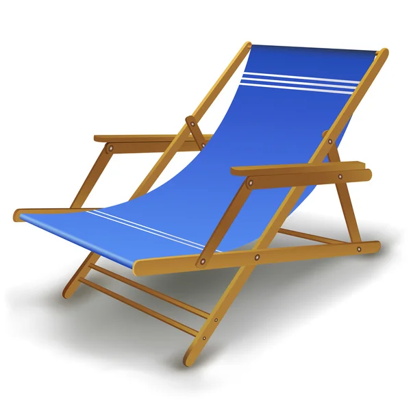 Cadeira de praia colorida — Fotografia de Stock