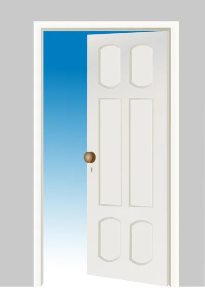 Offene Tür — Stockfoto